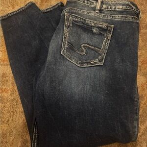 Silver Jeans Elyse Skinny Dark Indigo